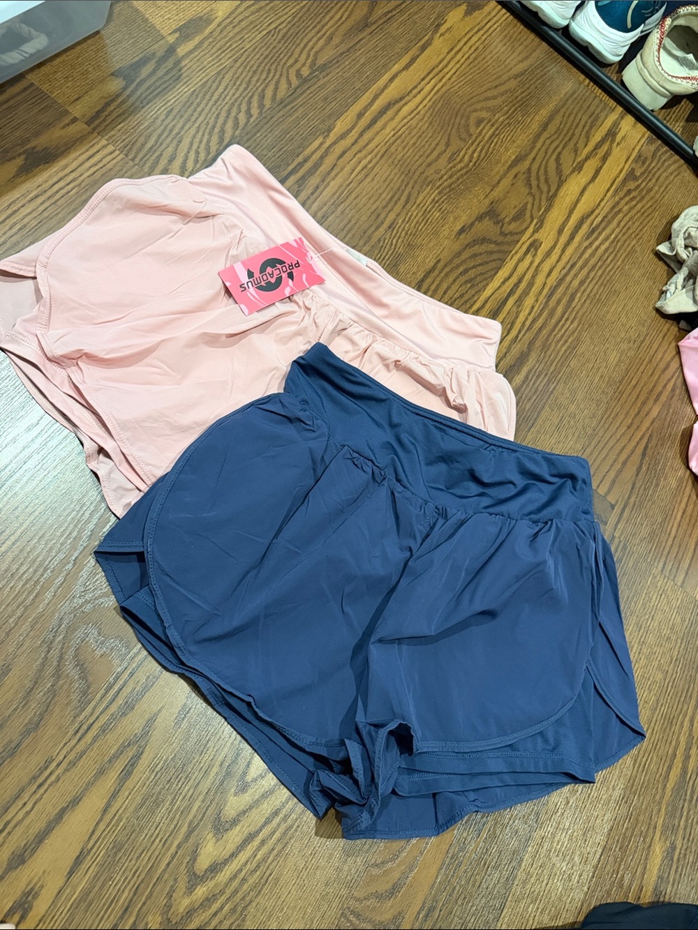 Women's Performance Shorts - Pink & Navy